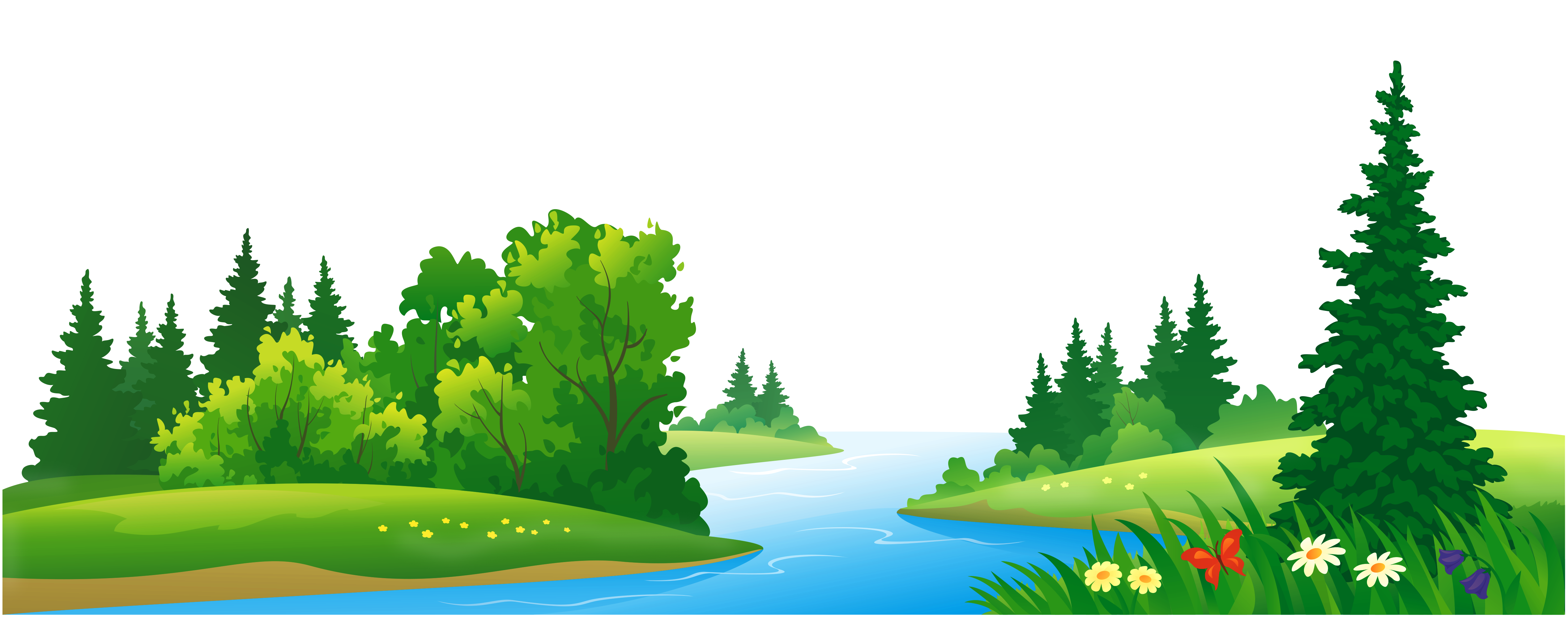 Forest Clip Art Grass Lake And Trees Transparent Png Clipart Png Download 5072 2000 Free Transparent Lake Png Download Clip Art Library