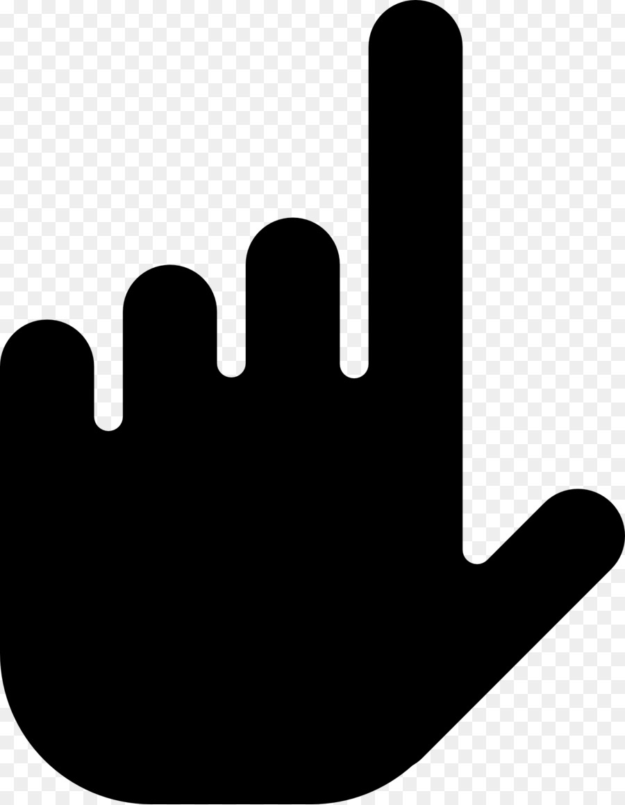 Free Pointing Finger Silhouette, Download Free Pointing Finger