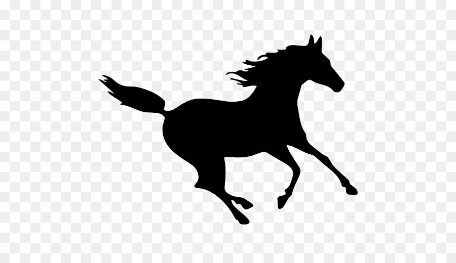 American Quarter Horse Gallop Silhouette Clip art - pay new year