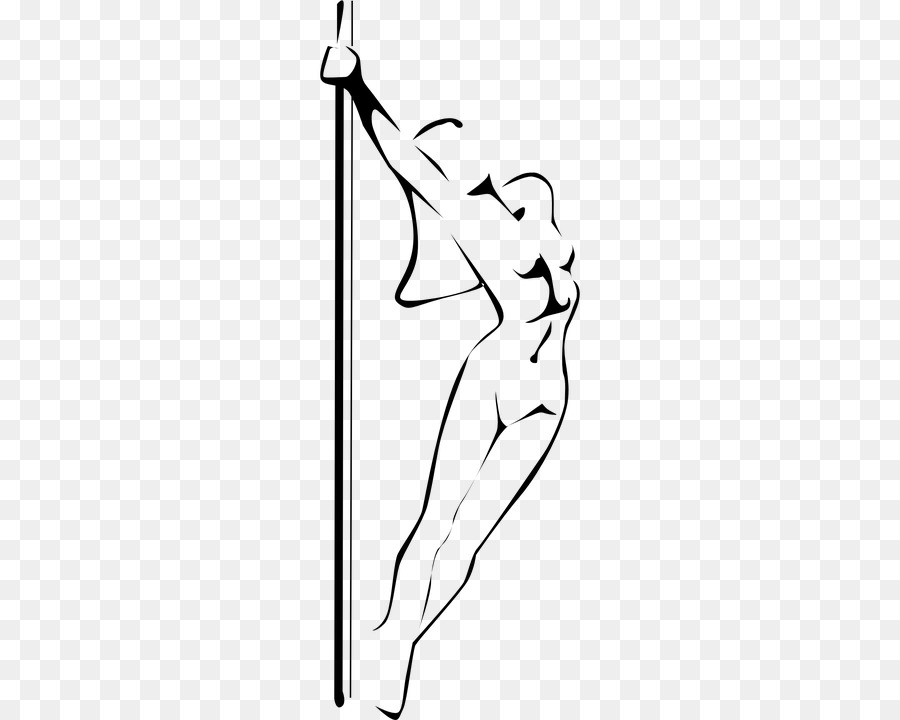 Pole dance Silhouette - Silhouette png download - 360*720 - Free Transparent  png Download.