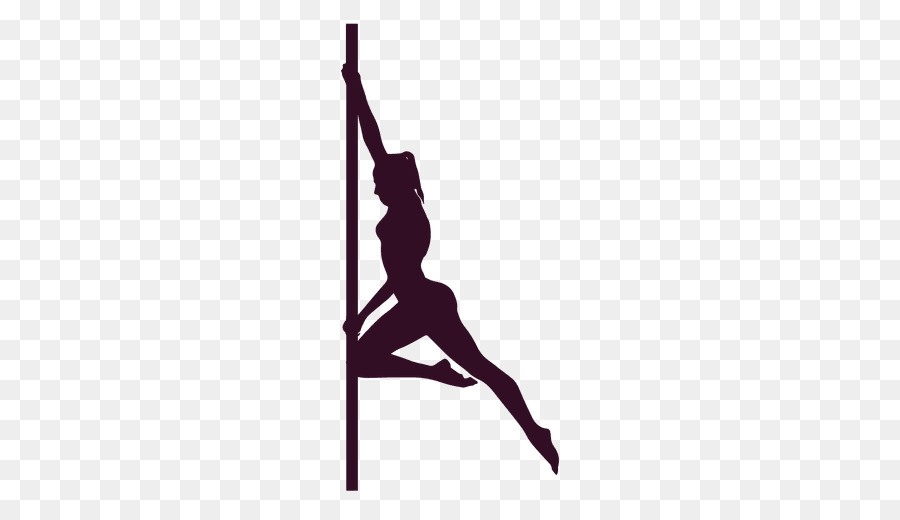 Silhouette Pole dance - Silhouette png download - 512*512 - Free Transparent Silhouette png Download.