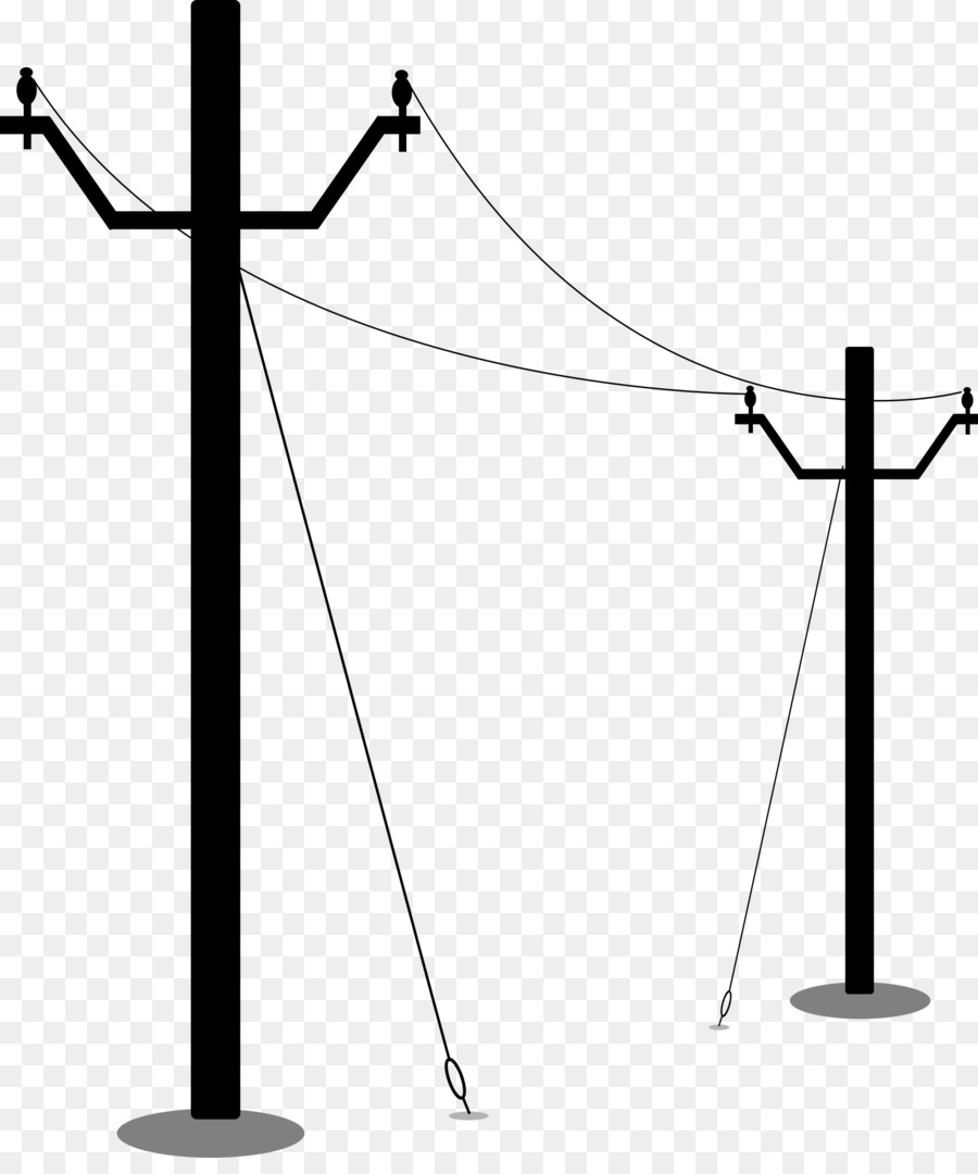 Utility pole Electricity Overhead power line Clip art - electric png download - 2029*2400 - Free Transparent Utility Pole png Download.