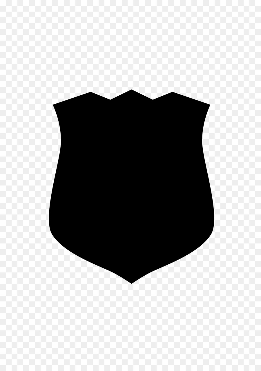 Badge Police officer Silhouette Clip art - Silhouette png download - 1697*2400 - Free Transparent  png Download.