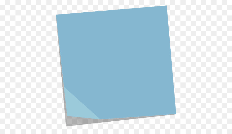 Post-it note Paper Blue - Post-it note png download - 512*512 - Free Transparent Postit Note png Download.