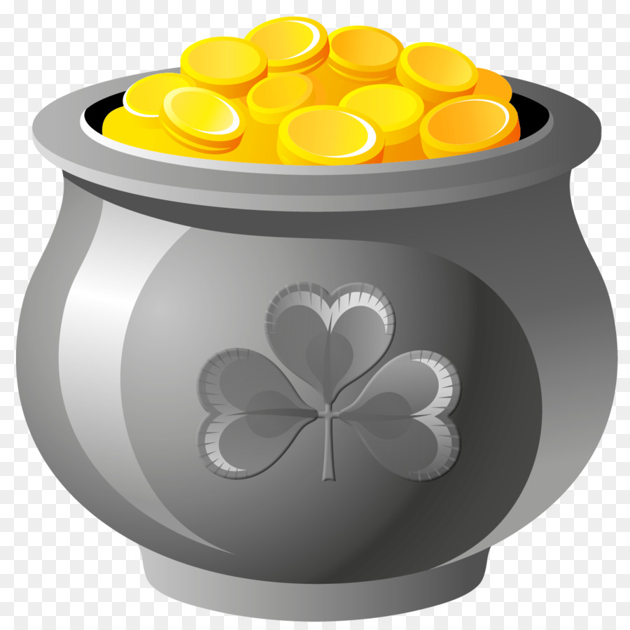 Saint Patricks Day Gold Clip art - Pot Of Gold Picture png download - 1179*1178 - Free Transparent Saint Patricks Day png Download.