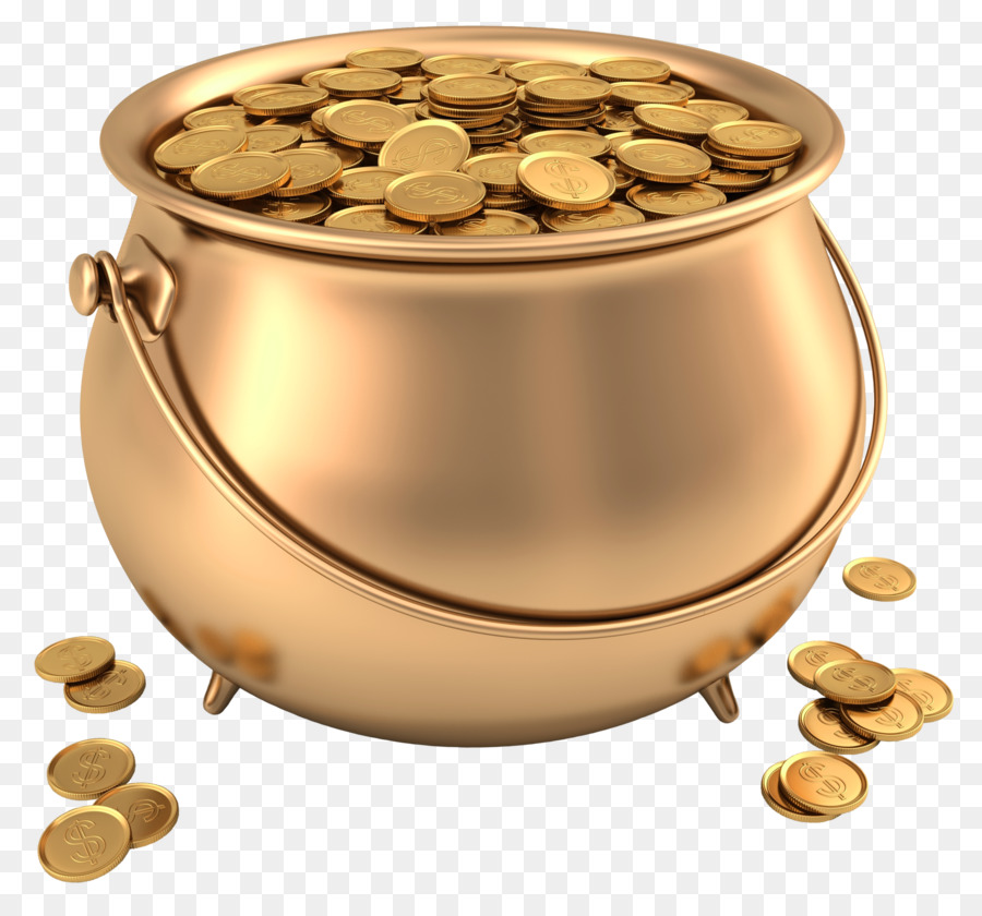 Gold Scalable Vector Graphics Clip art - Pot Of Gold Picture png download - 3106*2867 - Free Transparent  png Download.