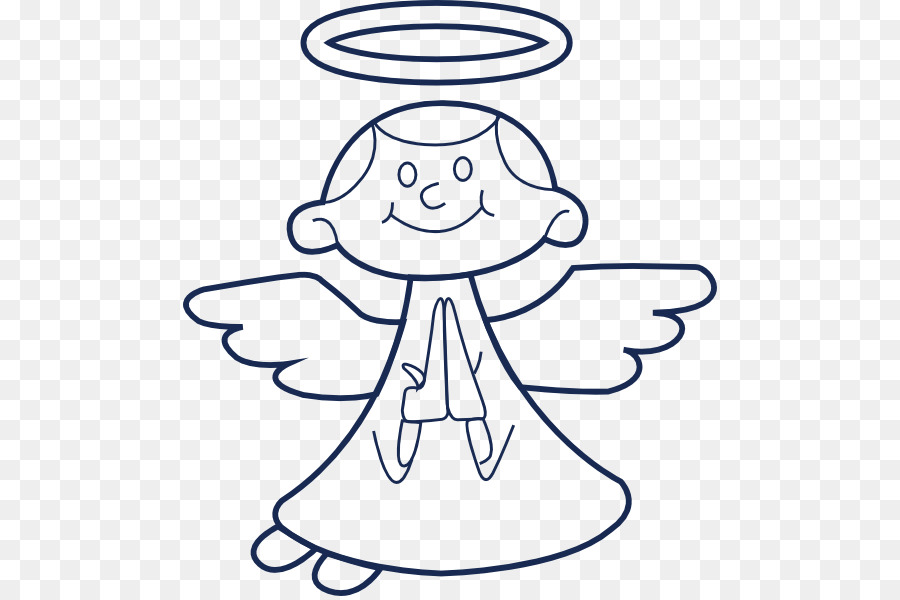 Angel Drawing Prayer Clip art - Prayer Angel Cliparts png download - 534*596 - Free Transparent  png Download.