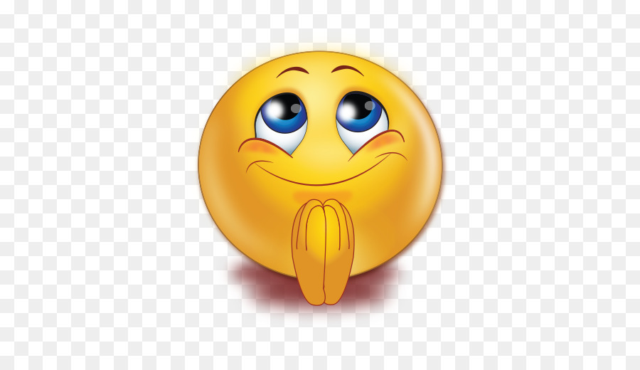 Smiley Praying Hands Emoticon Emoji Prayer - smiley png download - 512*512 ...