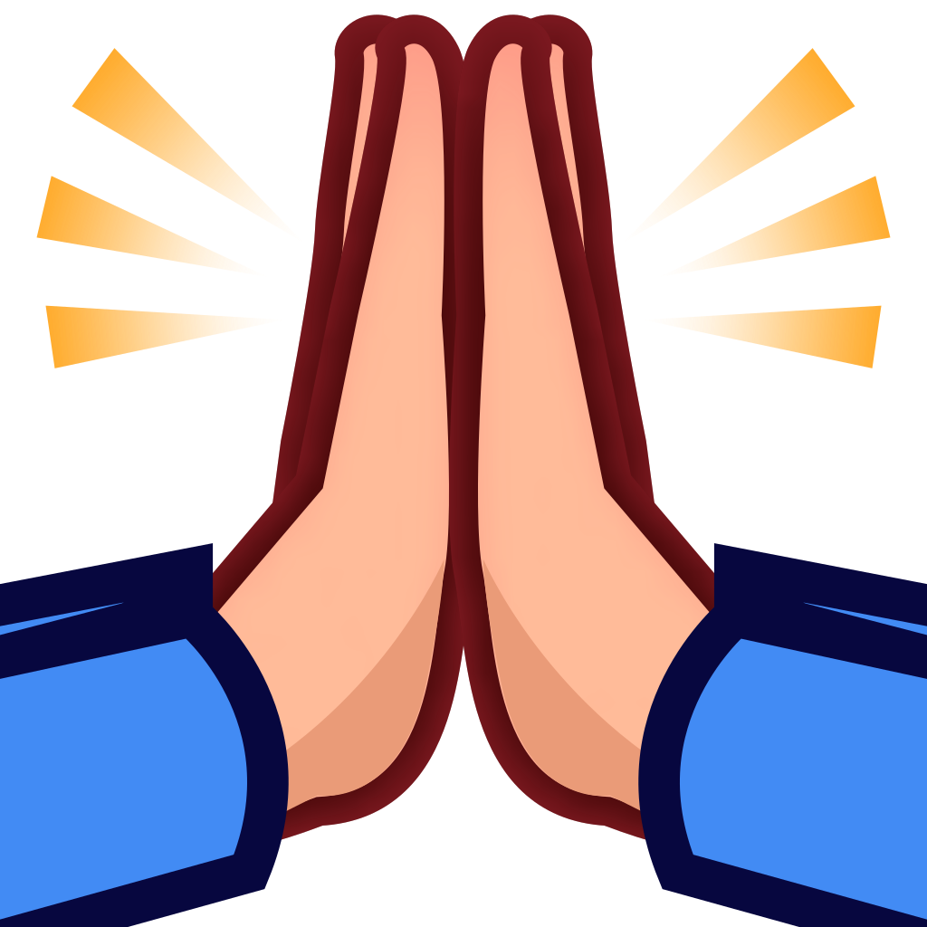 Praying Hands Emoji Prayer High Five Emoticon Png X Px Praying