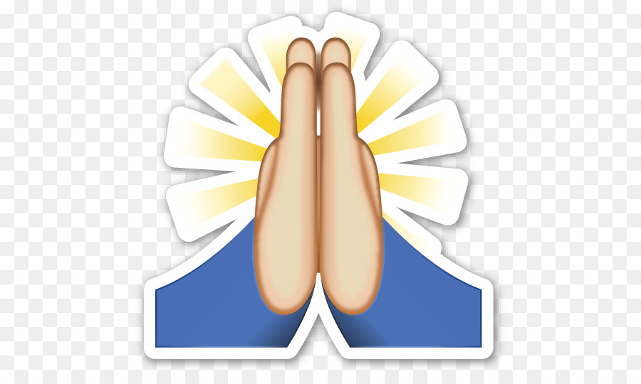 Praying Hands Emoji Prayer Sticker - hand emoji png download - 528*525 - Free Transparent Praying Hands png Download.