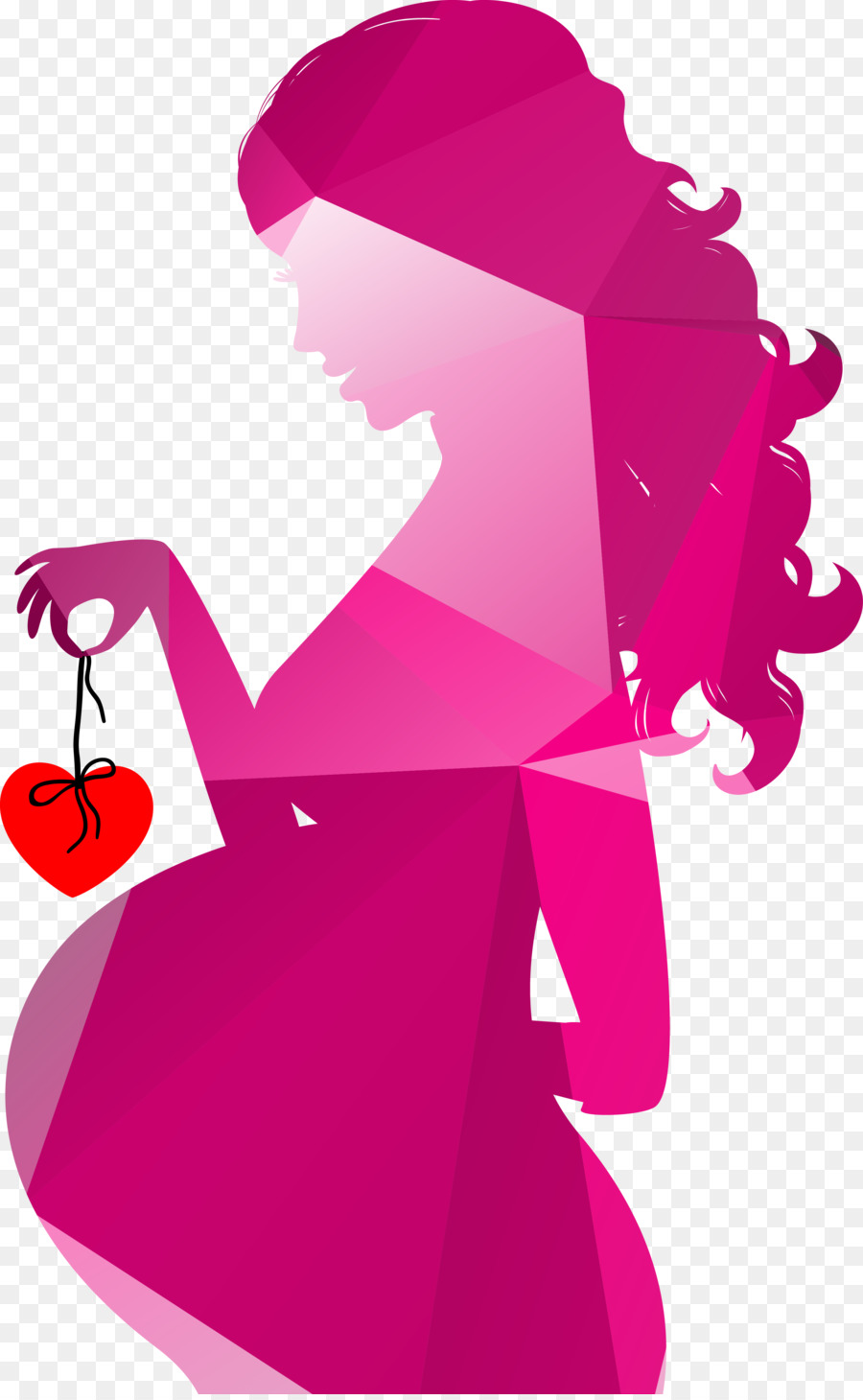 Silhouette Pregnancy Royalty-free Clip art - Colorful geometric pregnant women png download - 2792*4512 - Free Transparent Silhouette png Download.