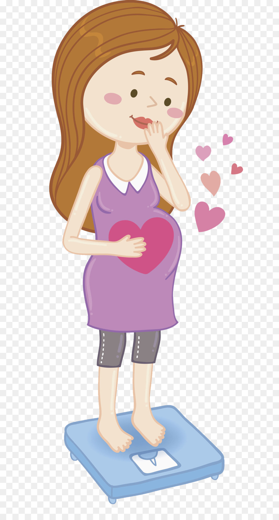 Pregnancy Drawing Woman Dessin animxe9 Fetus - Love pregnant woman png download - 1370*2550 - Free Transparent  png Download.