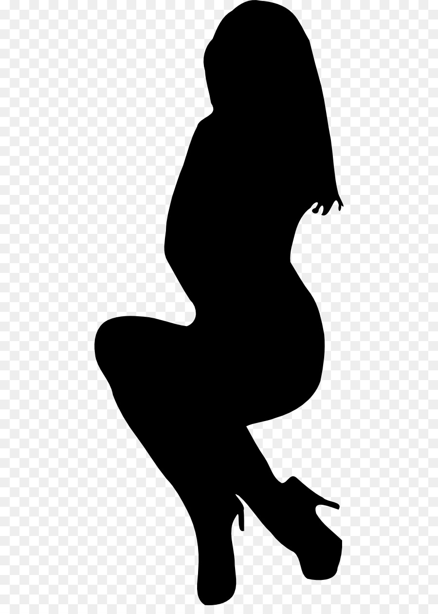 Silhouette Pregnancy Clip art - the pregnant woman can enjoy the gourmet png download - 512*1242 - Free Transparent Silhouette png Download.