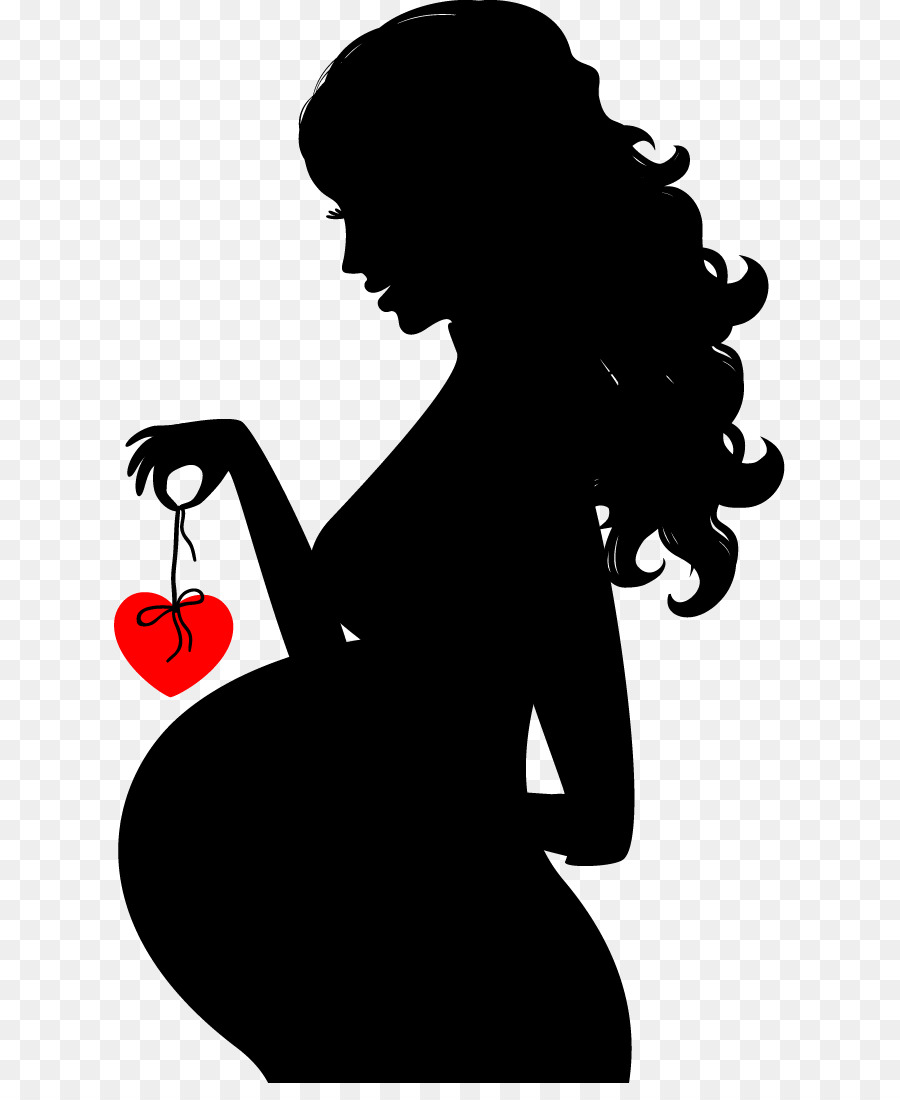 Pregnancy Silhouette Woman Clip art - Cartoon pregnant women vector material png download - 671*1083 - Free Transparent  png Download.