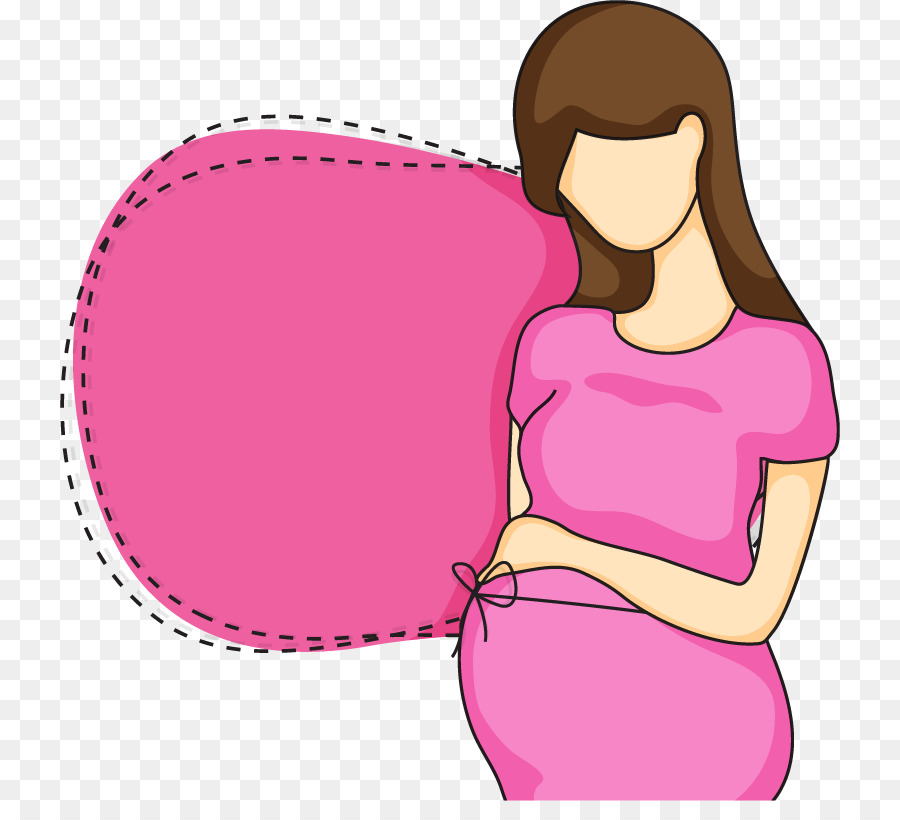 Pregnancy Woman Illustration - Cartoon pregnant women vector material png download - 780*801 - Free Transparent  png Download.