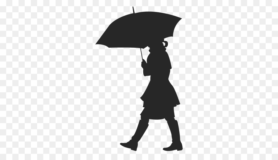 Silhouette Woman Umbrella - Silhouette png download - 512*512 - Free Transparent Silhouette png Download.