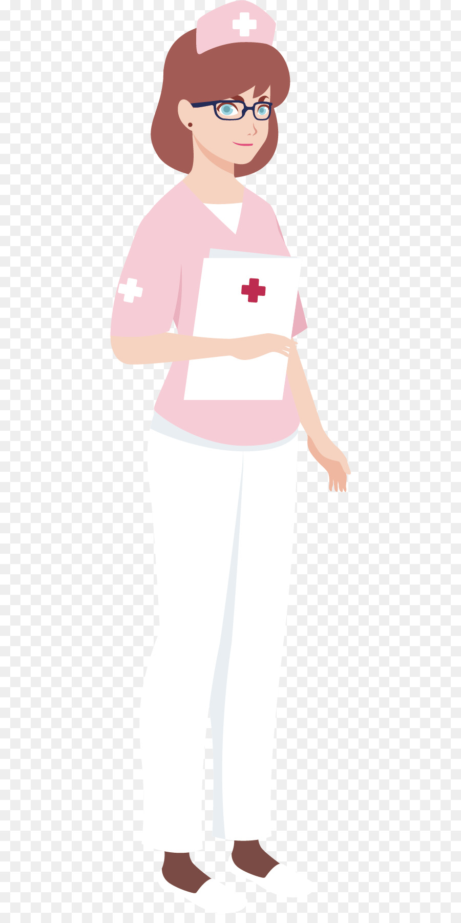 Cartoon Clip art - Pretty woman doctor png download - 470*1781 - Free Transparent  png Download.