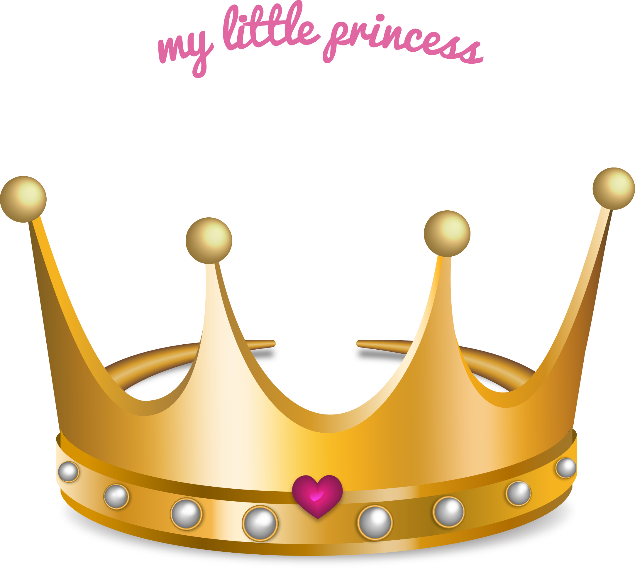 Princess Crown Gold teeth Drawing - Vector hand painted gold crown png