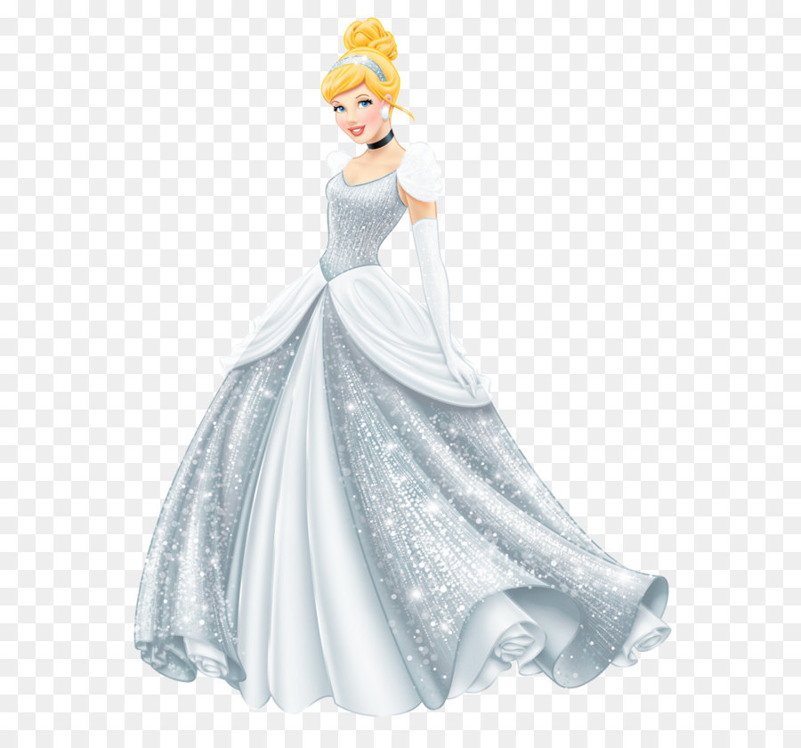 Cinderella Snow White Wedding dress Disney Princess - Transparent Beautiful Princess Cinderella PNG Image png download - 962*1226 - Free Transparent  png Download.