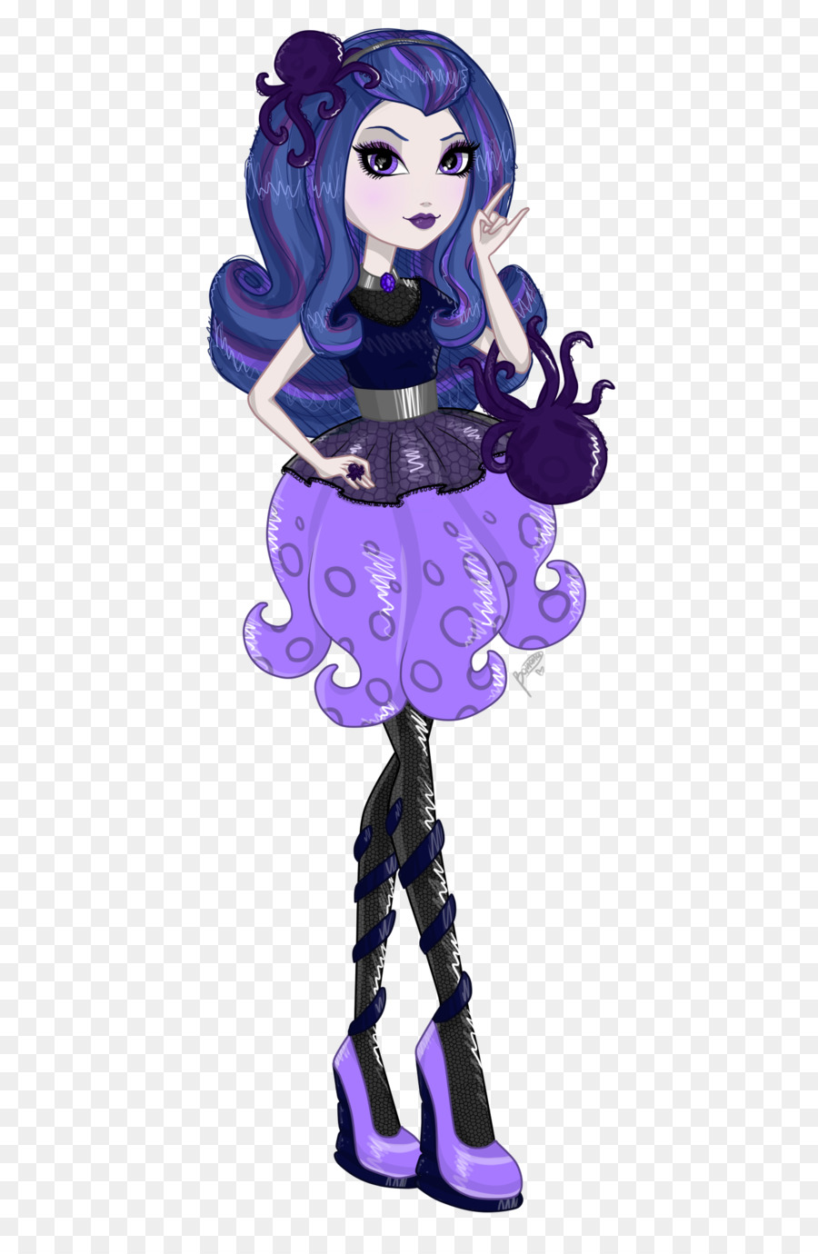 The Little Mermaid Ursula Sea witch Ever After High Witchcraft - Ever after high legacy day png download - 586*1364 - Free Transparent Little Mermaid png Download.