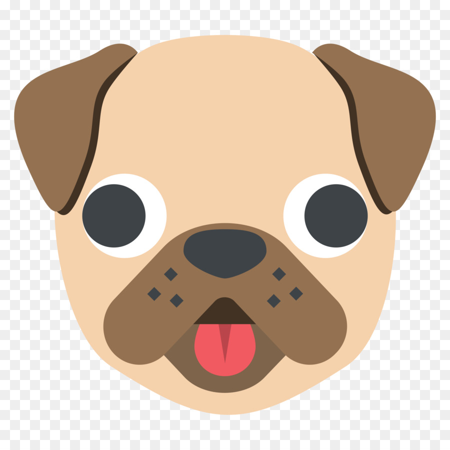 Poodle Puppy face Pug Emoji - beach towel png download - 2000*2000 - Free Transparent Poodle png Download.