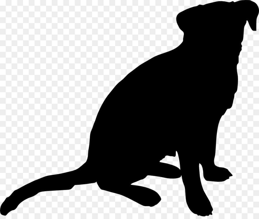 Dog Puppy Silhouette Clip art - silhouettes png download - 1000*834 - Free Transparent Dog png Download.