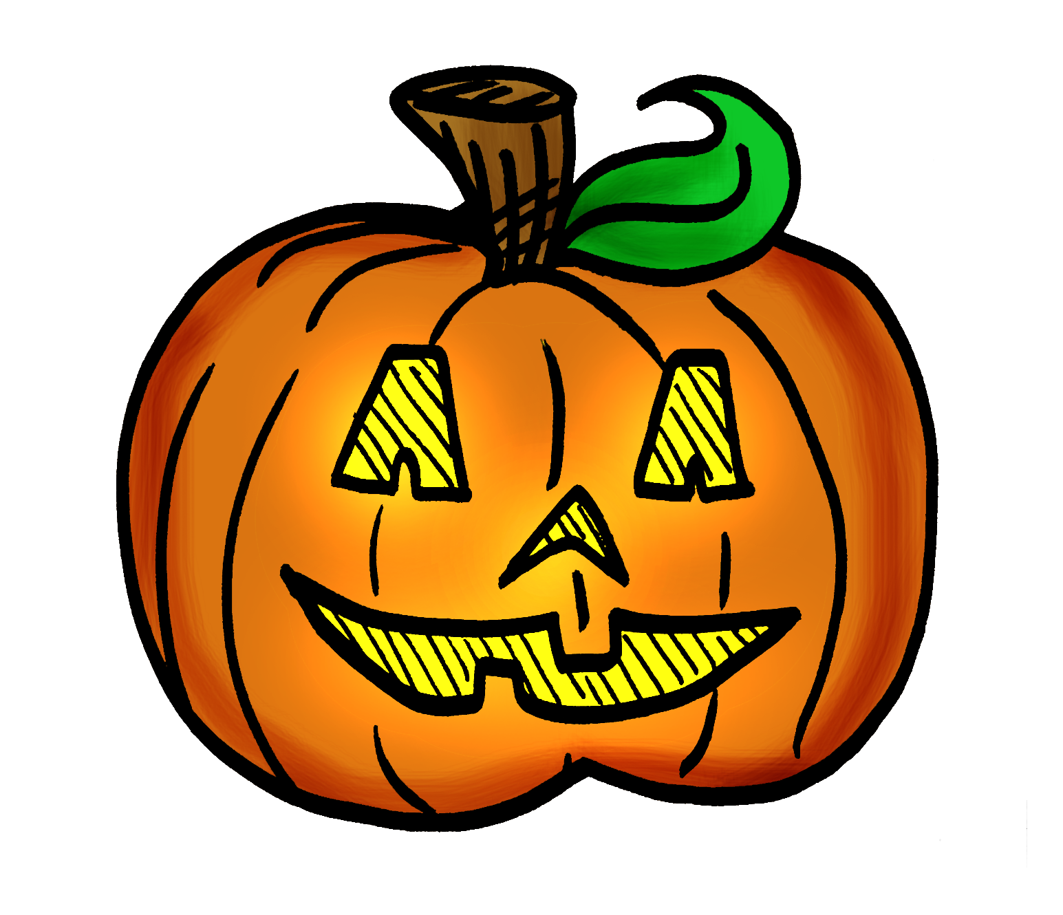 Pumpkin Silhouette Clip Art #1544849 (License: Personal Use) .