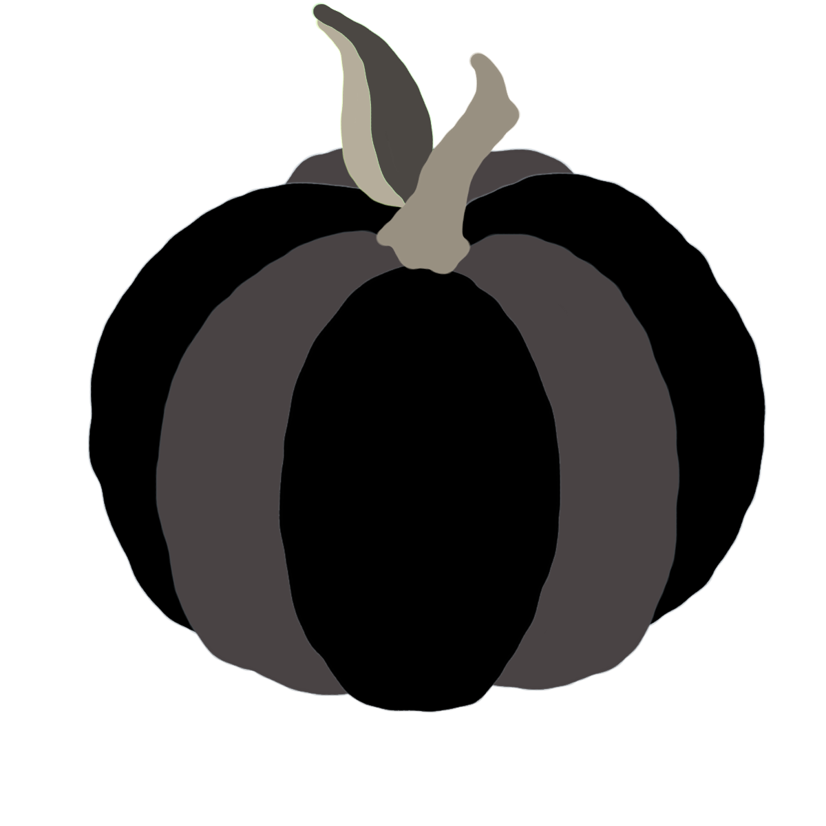 white and black pumpkin clipart png.