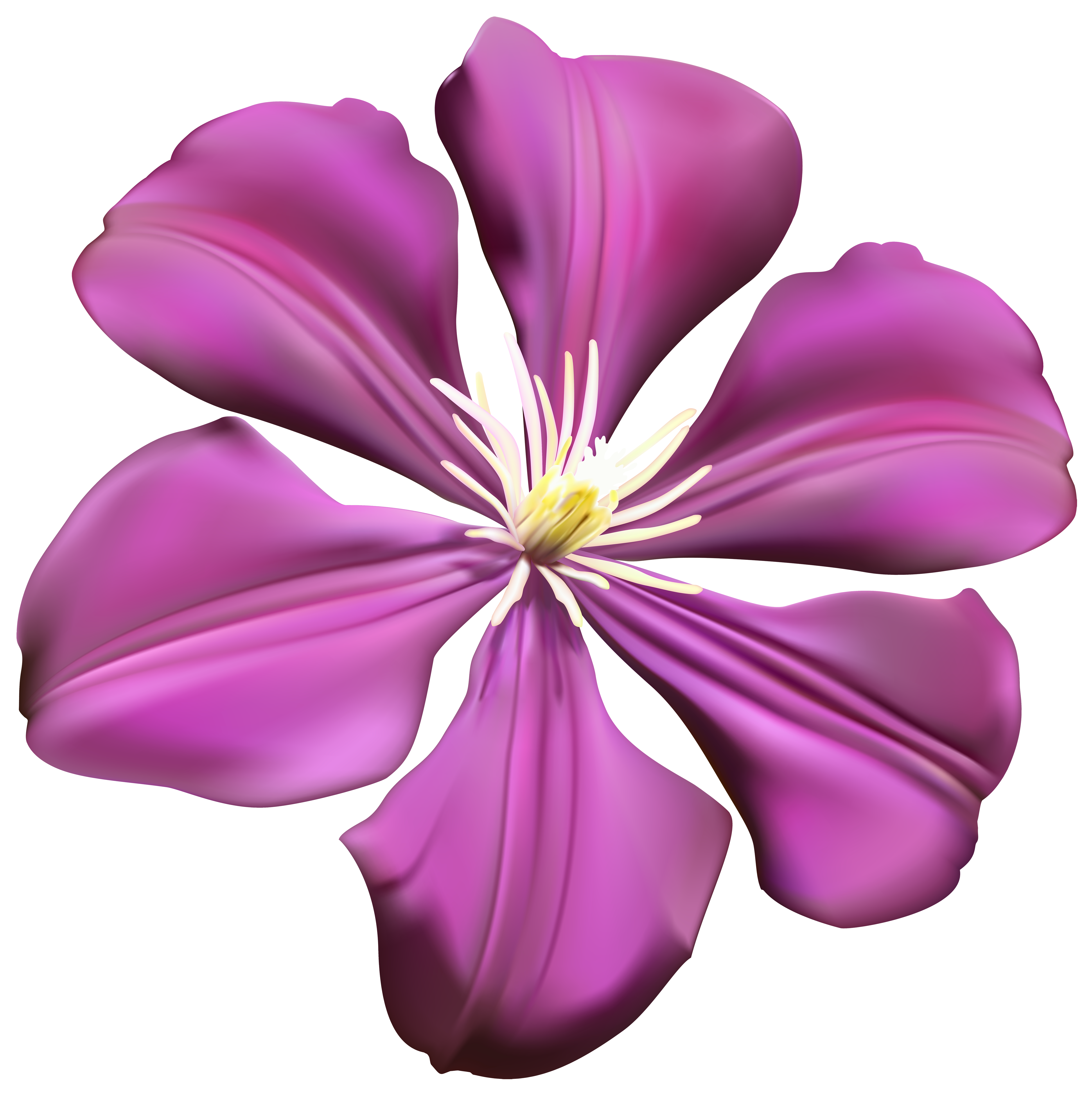 Purple Flower - Purple Flower Transparent PNG Clip Art Image png