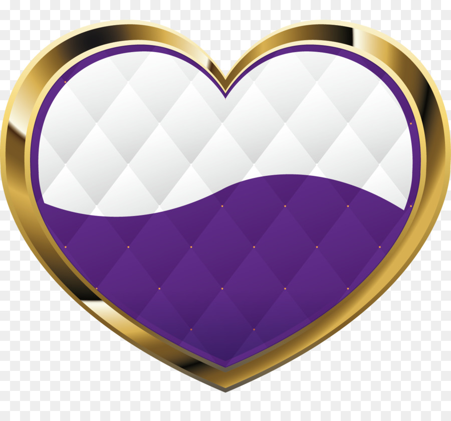 Purple Heart Euclidean vector Metal - Purple heart-shaped vector material retro button png download - 1290*1180 - Free Transparent Purple png Download.