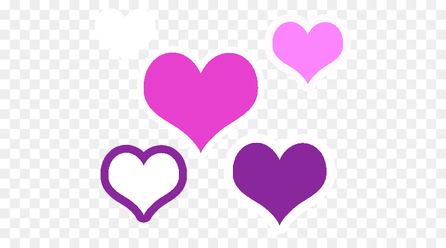 Desktop Wallpaper Purple Heart Clip art - heart png download - 559*486 - Free Transparent  png Download.