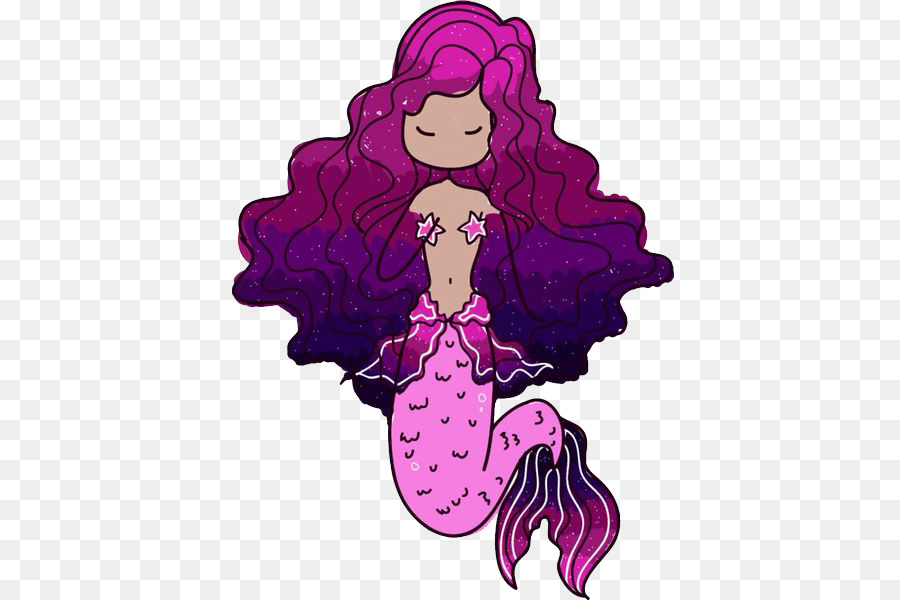 Mermaid Stock illustration Clip art - Purple Mermaid png download - 586*600 - Free Transparent Mermaid png Download.