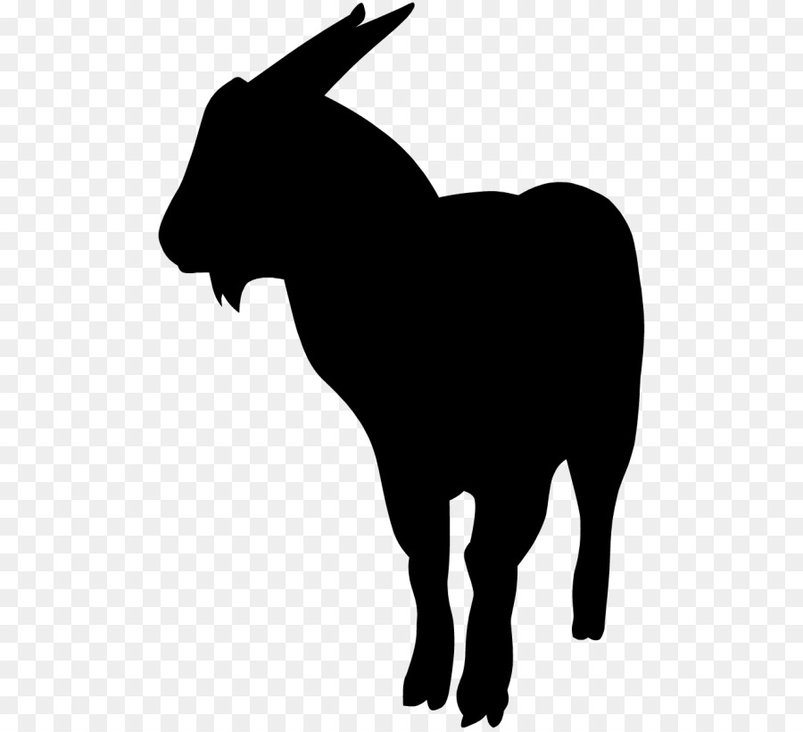 Pygmy goat Anglo-Nubian goat Boer goat Silhouette Clip art - Silhouette png download - 550*818 - Free Transparent Pygmy Goat png Download.