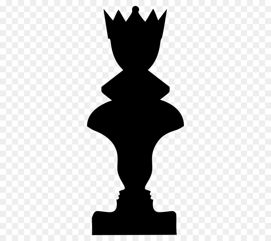 Chess piece Queen White and Black in chess Clip art - Chess Clipart png download - 400*800 - Free Transparent Chess png Download.