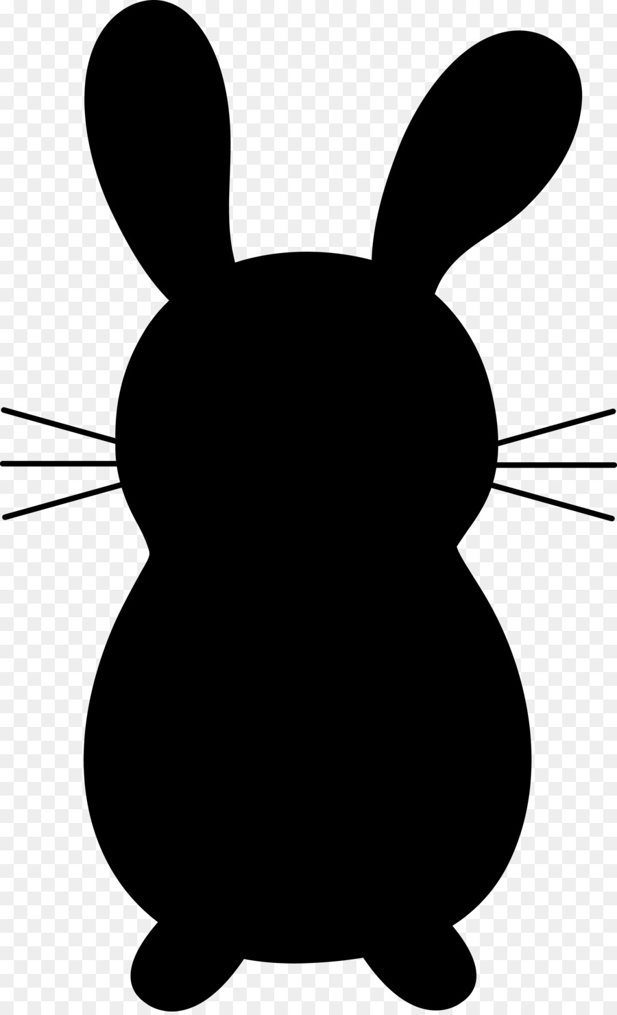 Domestic rabbit Whiskers Clip art Pattern Silhouette -  png download - 3250*5328 - Free Transparent Domestic Rabbit png Download.