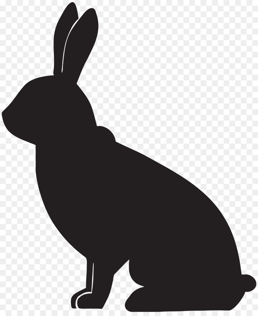 Hare Silhouette Rabbit Clip art - Rabbit Silhouette Cliparts png download - 6586*8000 - Free Transparent Hare png Download.