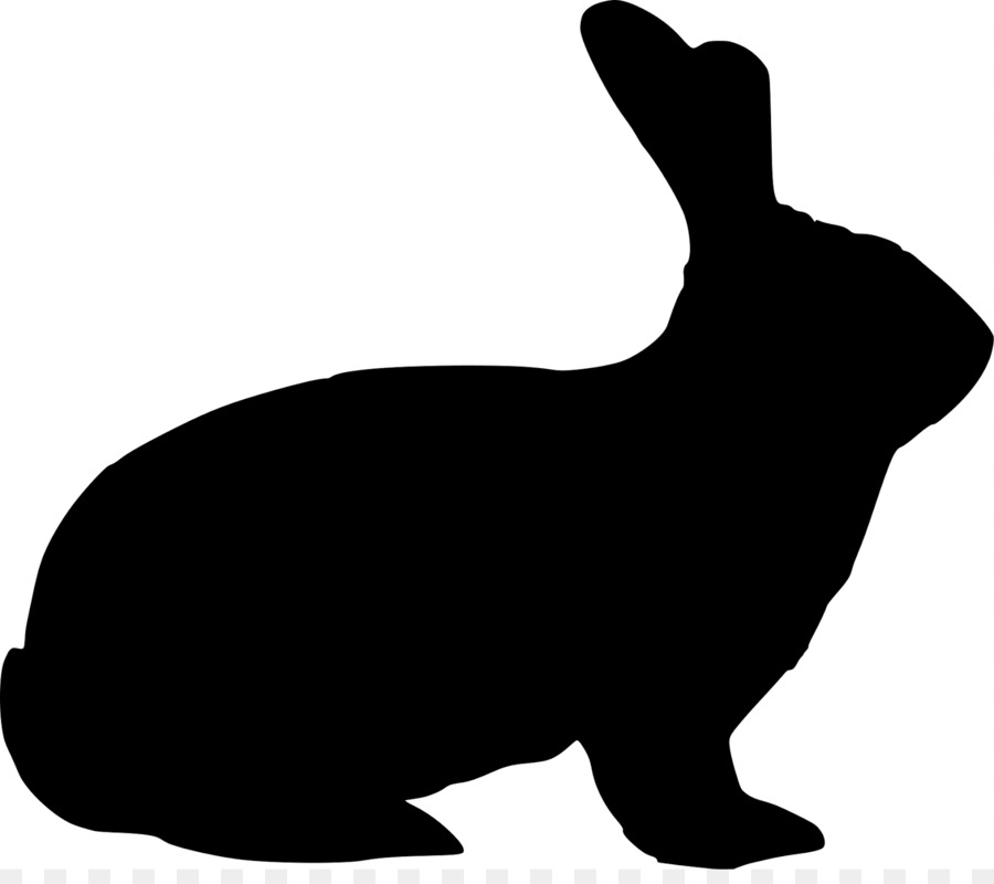 Easter Bunny Hare Rabbit Silhouette Clip art - Rabbit Silhouette Cliparts png download - 1600*1399 - Free Transparent Easter Bunny png Download.