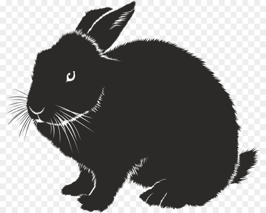 Domestic rabbit Silhouette Clip art - rabbit png download - 865*720 - Free Transparent Domestic Rabbit png Download.