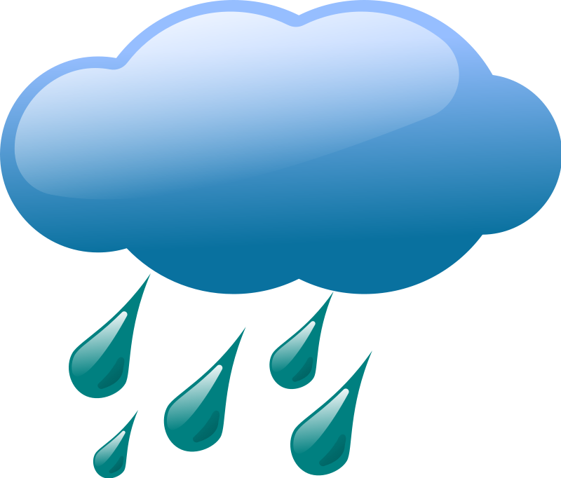Rain Cloud Storm Clip Art Free Weather Clipart Png Download 800682
