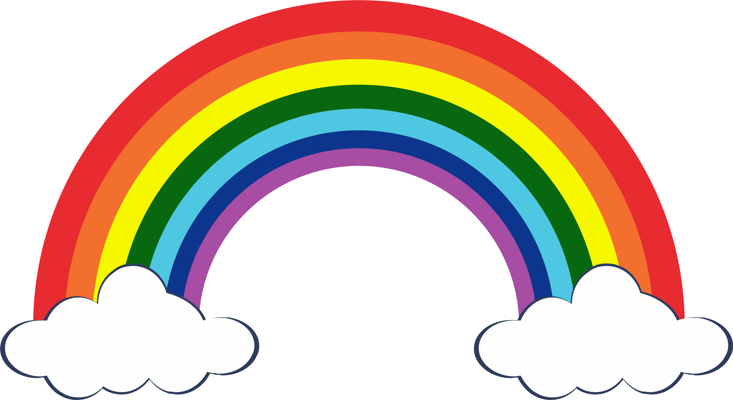 Download Rainbow Clip art - rainbow png download - 2889*1576 - Free