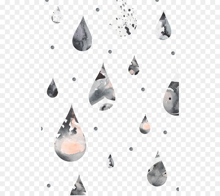 Drawing Painting Illustration - Creative raindrops png download - 564*797 - Free Transparent Drawing png Download.