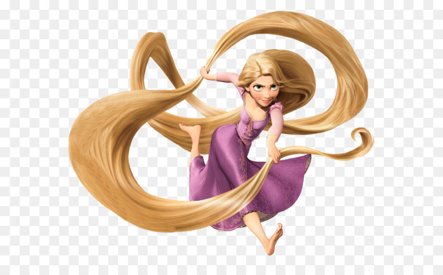 Hair Transparent Rapunzel Rapunzel Hair Braid - Clip Art Library