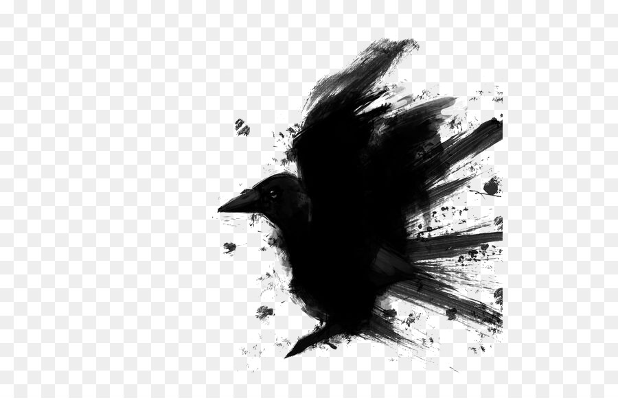 Tattoo artist Common raven Black-and-gray Tattoo ink - Ink Crow png download - 564*564 - Free Transparent Tattoo png Download.