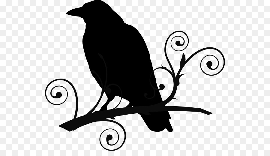 Common raven The Raven Baltimore Ravens Clip art - Tribal Crow Tattoo Designs png download - 600*503 - Free Transparent Common Raven png Download.