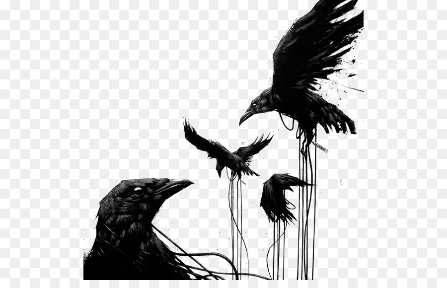 Free Raven Silhouette Tattoos, Download Free Raven Silhouette Tattoos png  images, Free ClipArts on Clipart Library