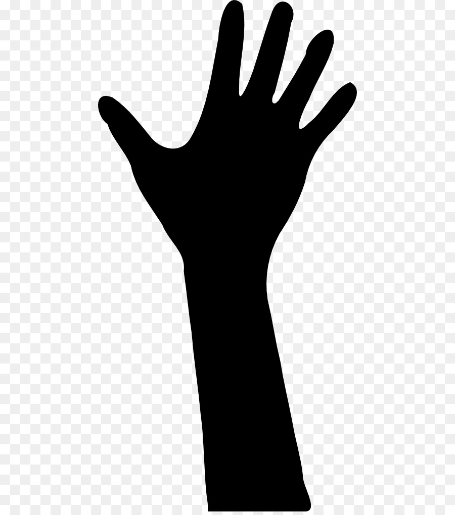 Hand Clip art - HANDS RAISED png download - 512*1013 - Free Transparent Hand png Download.