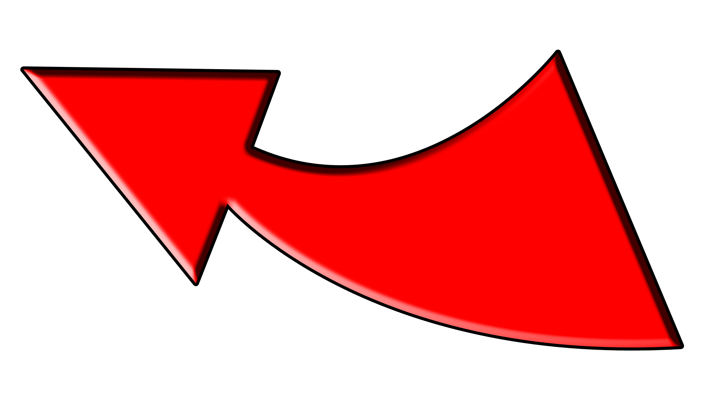 Arrow Clip art - red arrow png download - 2304*1296 - Free Transparent