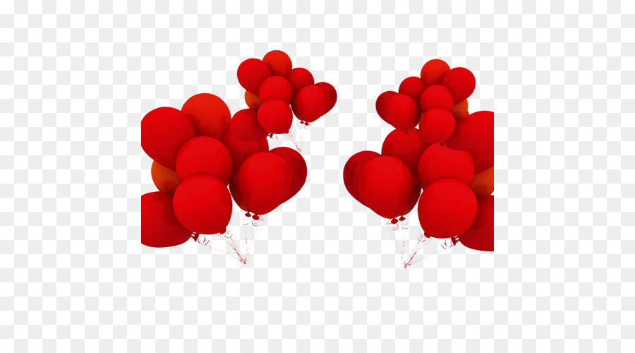 Red Balloon Clip art - Red balloons festive balloons png download - 500*500 - Free Transparent Red png Download.