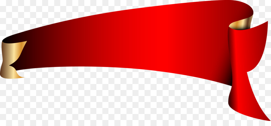 Red Banner - Red roll angle vector banner png download - 2232*1000 - Free Transparent Red png Download.