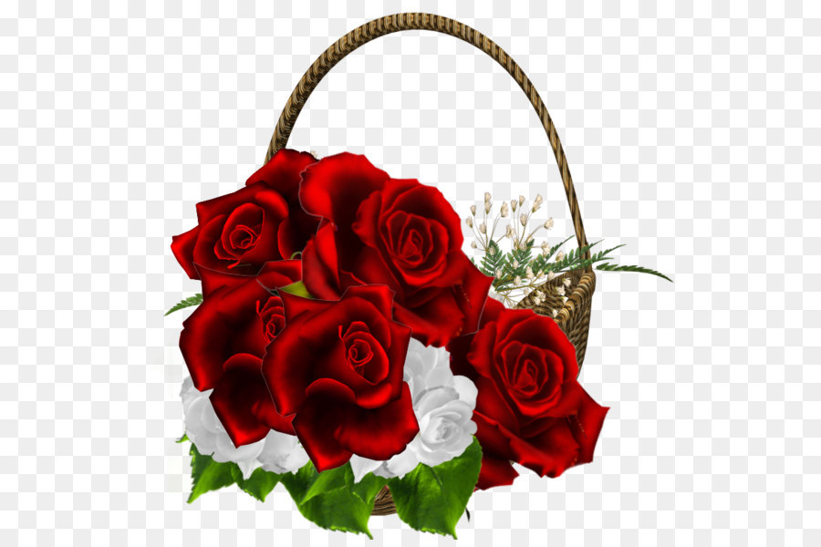 Earring La Fleur Rouge Amazon.com Jewellery Clothing - Beautiful Red Roses Transparent Basket Bouquet Clipart png download - 600*592 - Free Transparent Rose png Download.